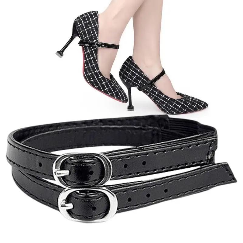 High Heels Shoes Band Anti-loose for Women Shoelaces Invisible Anti-drop Heel Straps Belt Anti-Loose Buckle Elastic Fixed Belts