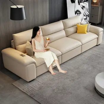 設計師真皮沙發床豪華兩用折疊懶人沙發床3座沙發床家具家居 8 最佳銷售 三人沙發床 - №8