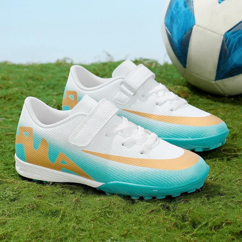 

Новые детские футбольные бутсы, удобные футбольные бутсы, кроссовки TF, нескользящая профессиональная сверхлегкая спортивная обувь для мальчиков, унисекс