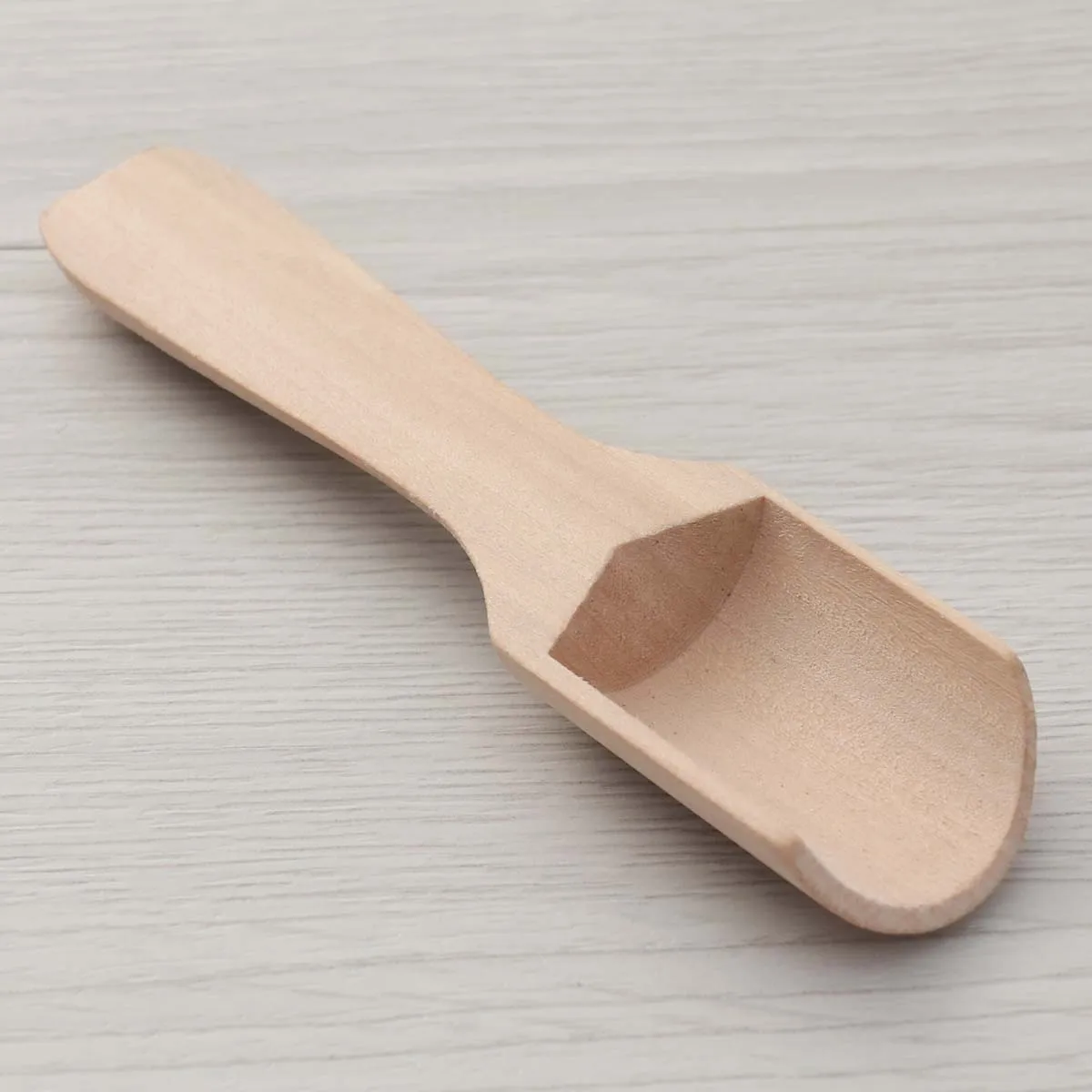 

10Pcs Tea Scoop Small Beech Wood Friendly Bath Salt Candy Flour Sugar Teaware Kitchen Bar Accessories Spoon