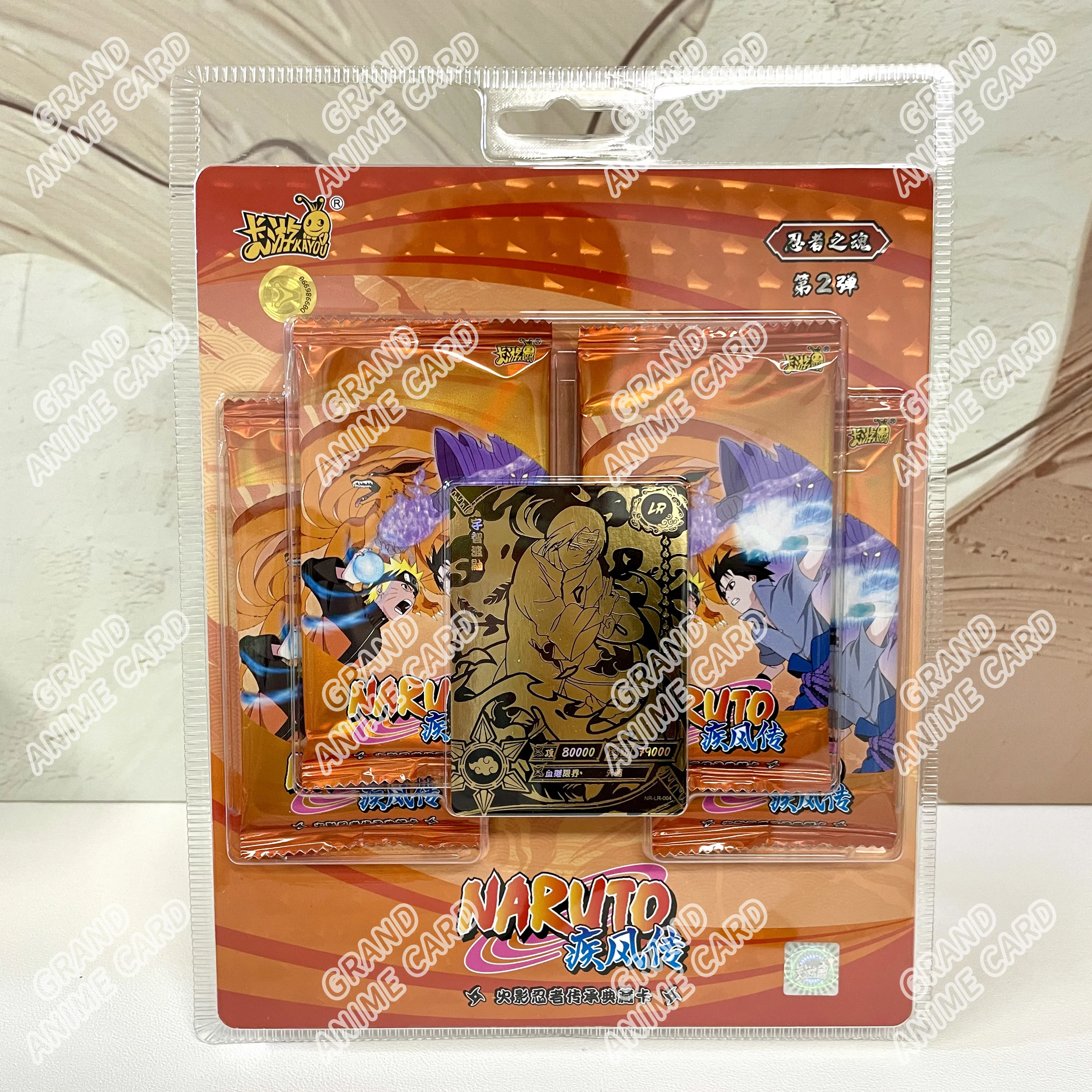 KAYOU Originele Naruto Kaarten T2W9 T4W8 Booster Box Anime TCG Zeldzame SE BP CR MR Ninja World Fight Chapter Collectie Kinderspeelgoed Cadeau