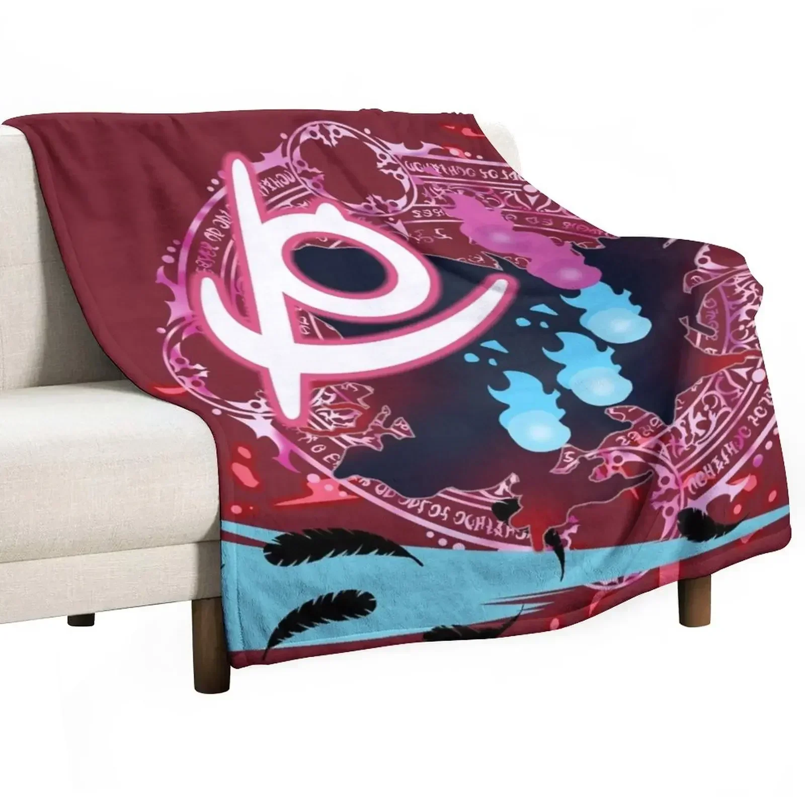 FFXIV Reaper Job Mat Throw Blanket Stuffeds Bed Fashionable Blankets