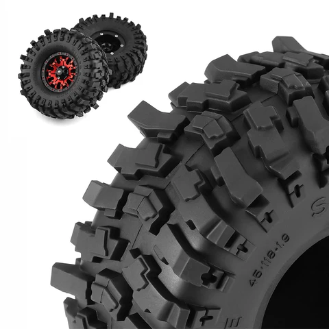 RS Мягкие Резиновые Шины 118x45 мм для RC Crawler 1:10 — внешний вид товара