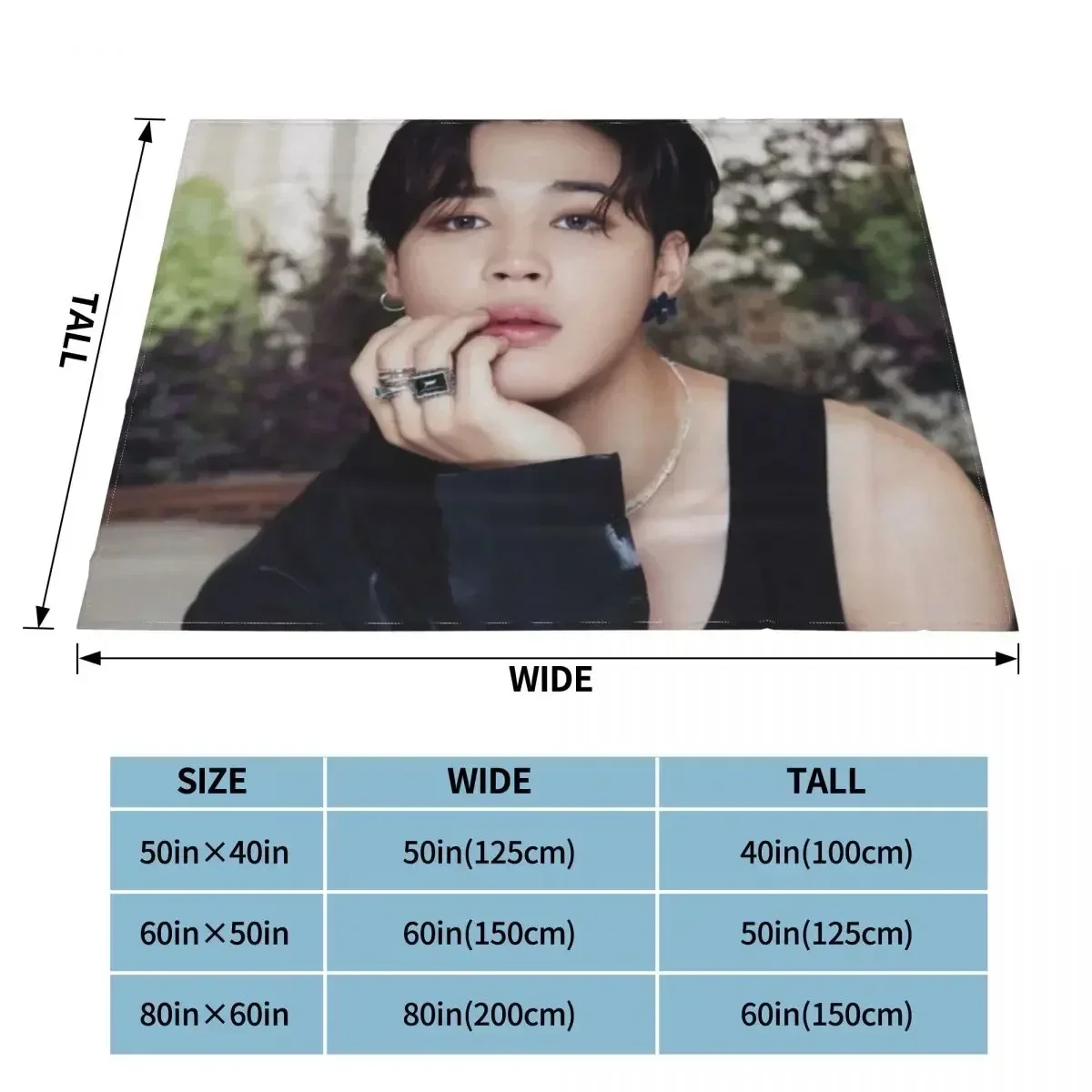 TS BE JIMIN 2   Baby Blankets Single Blanket King Flannel Blanket Fluffy Soft Blankets