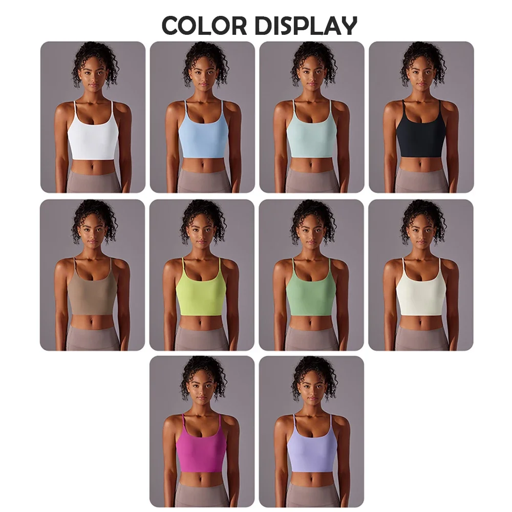 Una-Shop اليوغا تانك الأعلى للياقة البدنية الإناث ملابس داخلية رياضية عالية الجودة رفع سريعة الجافة تجريب الصدرية الملابس الرياضية الصالة الرياضية #3