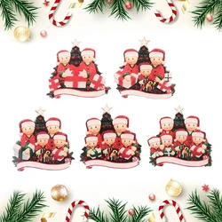 Christmas Pendant DIY Personal Family Christmas Decorations For Home 2023 Navidad Christmas Tree Hanging Ornament New Year 2024