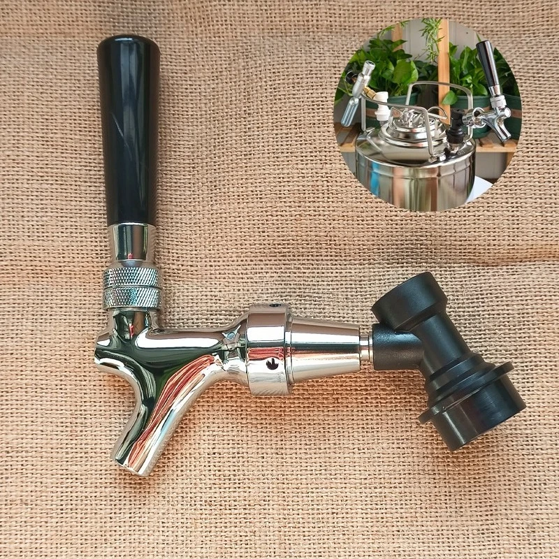 

Barrel beater wine outlet faucet, Coke barrel wine outlet control valve, self-brewed beer filling meter, thread head set