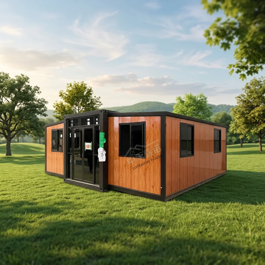 Expandable Container House Granny Home Anti Earthquake Sandwich Panel Durable Camping & Glamping Accommodations