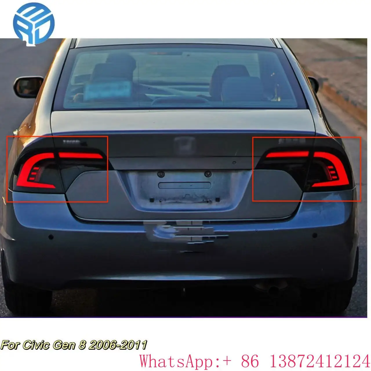 for Honda Civic 2006-2011 GEN 8 LED Tail Light LED STOP LIGHT Sequential Turn Signal Factory Directly Supply