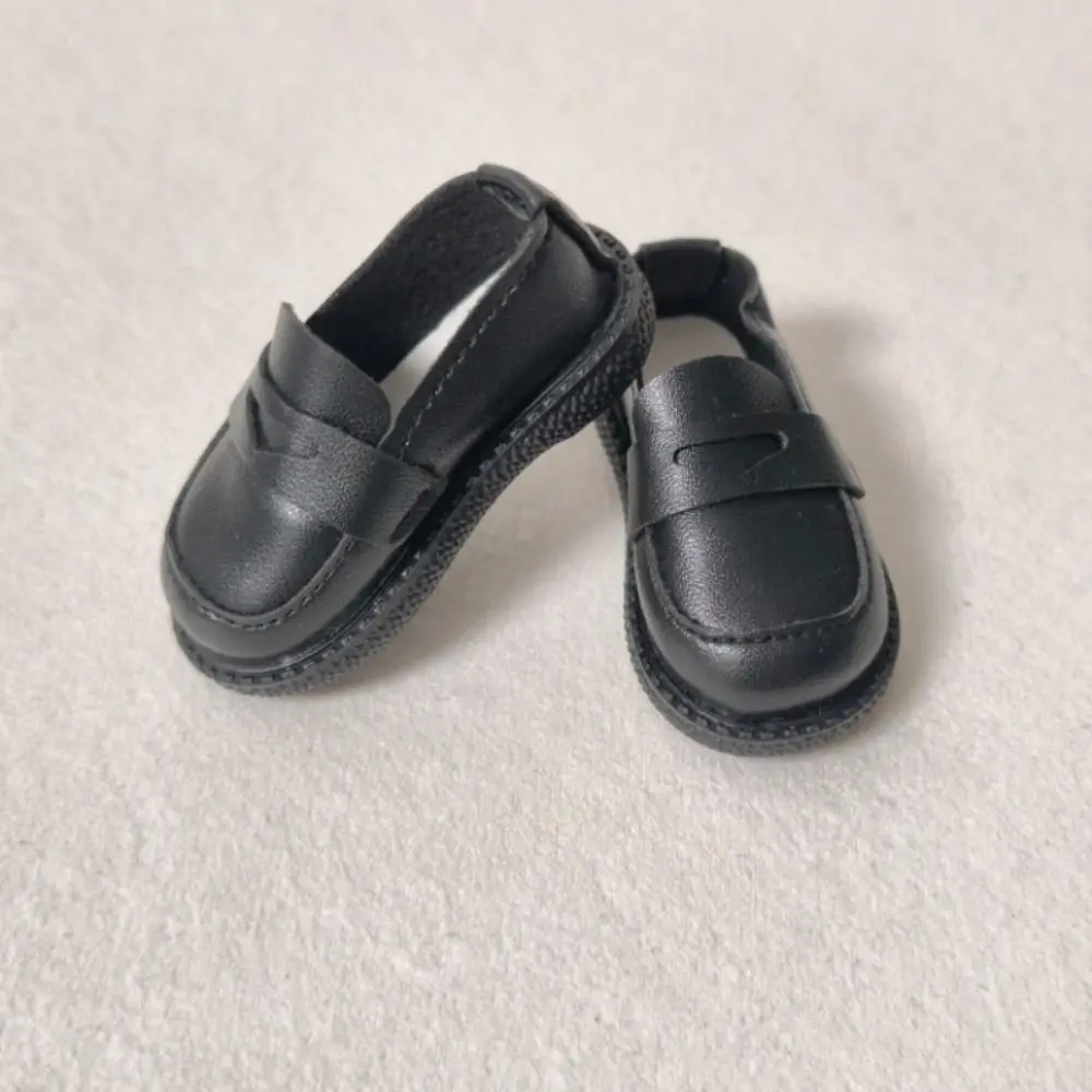 Botas de Moda de Alta Calidad para Muñecas, 7*3.2*3cm, 4 Colores, Botas de Cuero Brillante para Vestir Muñecas BJD 1/4