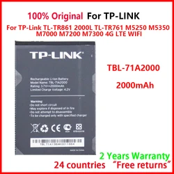 New Original TBL-71A2000 2000mAh Battery For TP-Link TL-TR861 2000L TL-TR761 M5250 M5350 M7000 M7200 M7300 4G LTE WIFI Router