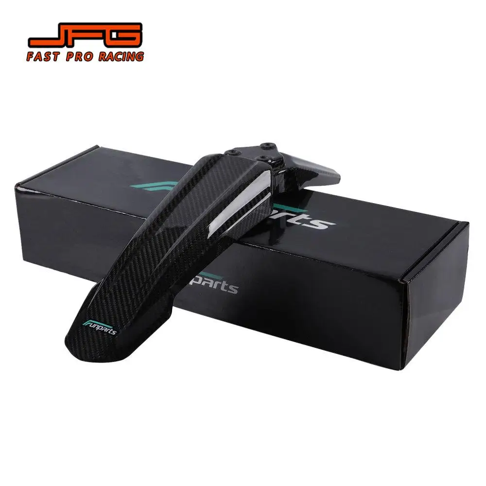 ل Eride Pro SS Funparts الجبهة الحاجز دراجة نارية اكسسوارات واقي من الطين غطاء ألياف الكربون عجلة حماية واقيات الطين الترابية دراجة