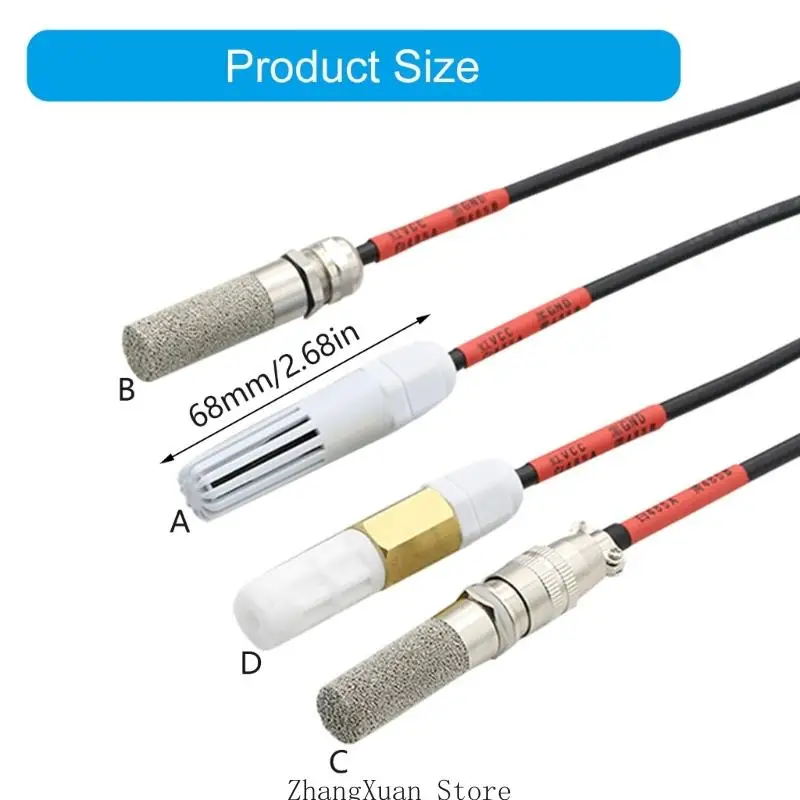 3XUF RS485 프로브 타입 센서 온도 습도 센서 산업 환경