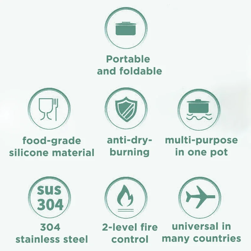 220v składany elektryczny wok wielofunkcyjny garnek domowy akademik elektryczny urządzenie do gotowania ryżu mini elektryczny garnek do gotowania