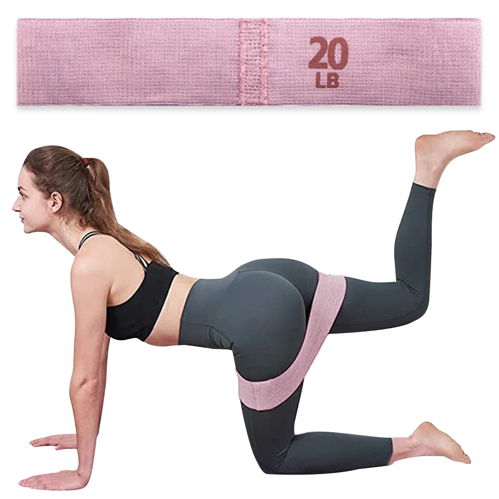 Anti-Slip Stretch Fitness Strips, Pilates, Hip Circle, Portable Glute Thigh Elastic Bands, Yoga Gym Equipment