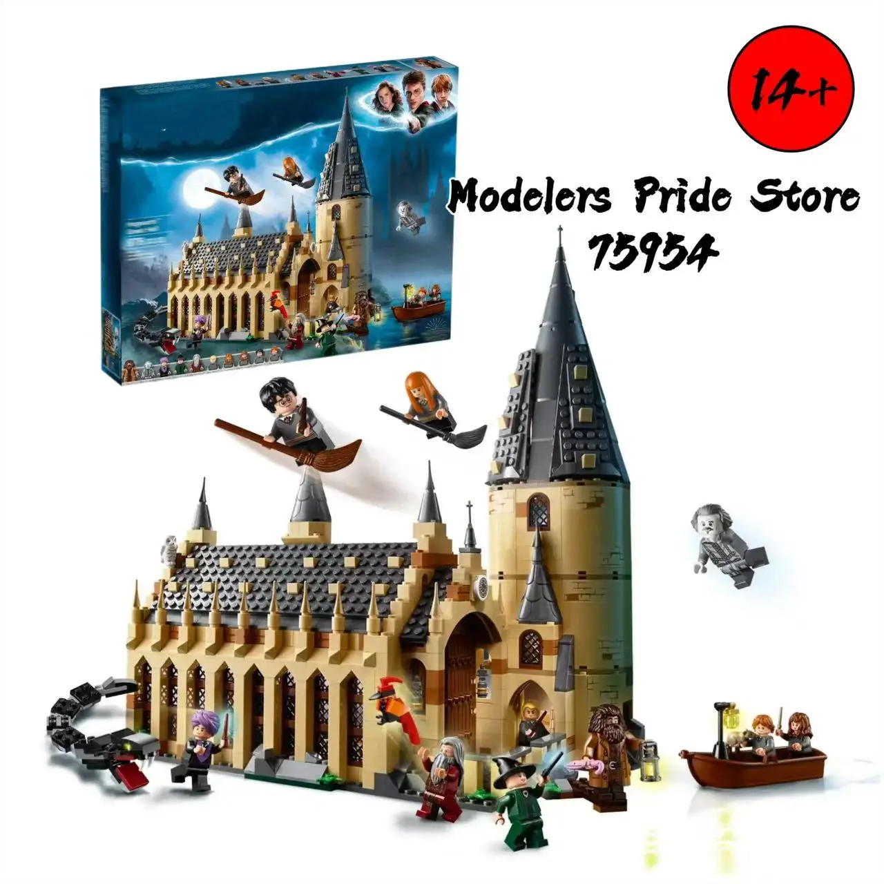 MOC Lobby Castle Famous Building Model Kit, Christmas Gift, Birthday Gift