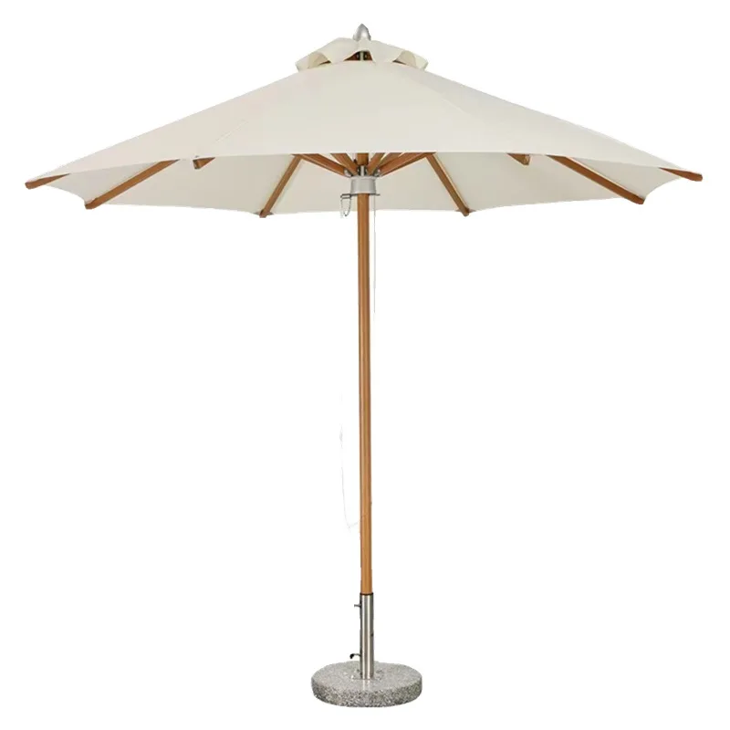 

Outdoor Parasol Courtyard Central Pillar Umbrella Round Beach Hotel Swimming Pool Sun
