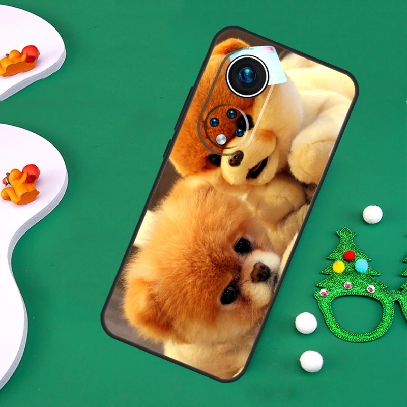 Pomeranian Dogs Dog Colorful Case For Huawei Honor Magic 5 Lite X7 X8 X9a 50 70 P20 P40 P30 Pro P Smart Nova 9 5T Cover