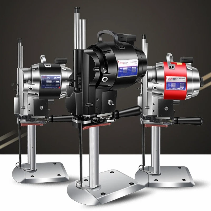 Electric scissors with automatic sharpening, vertical straight-blade electric fabric cutting machine, fabric cutting machine.