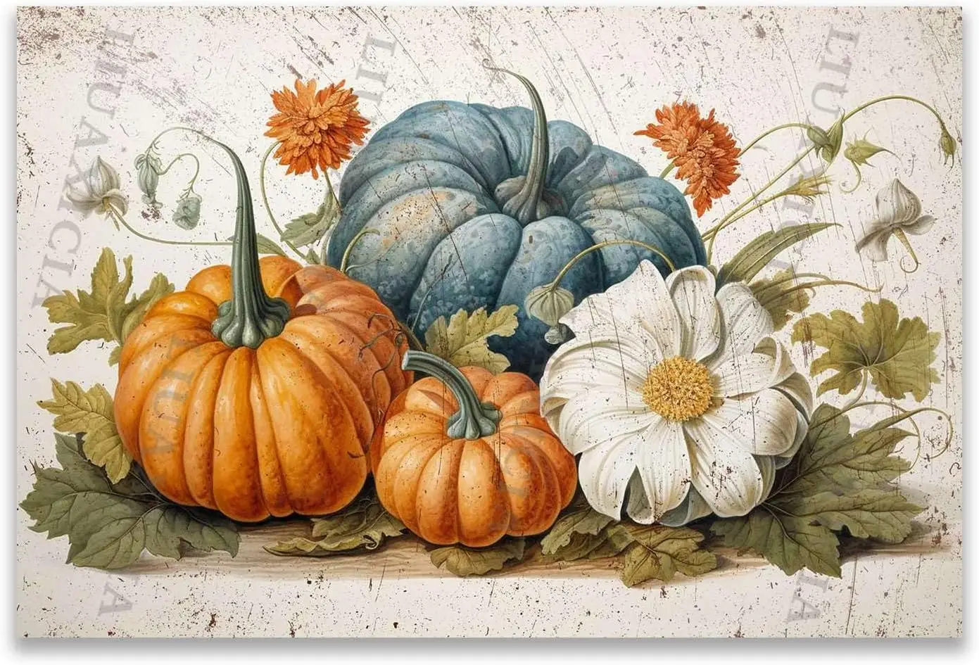 Canvas Artwork Wall Art Pumpkins Decoration Thanksgiving Day For Bath Wall Decor Office Home Art 20.00