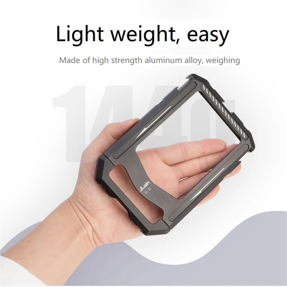 【Price-Drop!】JLwin Cell Phone Rabbit Hutch Camera Mount Dual Grip Horizontal and Vertical Shooting Protective Accessory