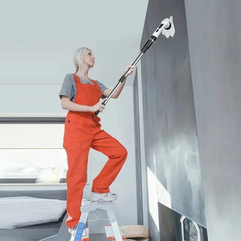 แปรงทำความสะอาดไฟฟ้าแบบหมุน แปรงขัดหมุนไฟฟ้าคุณภาพสูงรุ่นใหม่