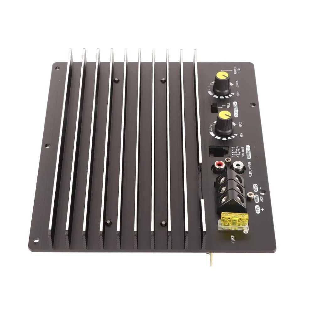 1000W Power 12V Car Amplifier Board High Power High-efficiency Heat Dissipation Bass Subwoofer Amp Board Aluminum Alloy