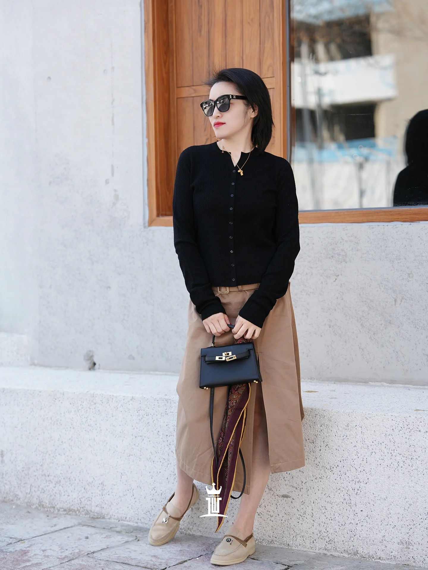 

Jc Precision Spun Wool Long Sleeve Knitted Open Cardigan Slim Fit Women's Top Light Weight Spring New Style Casual Simple Design