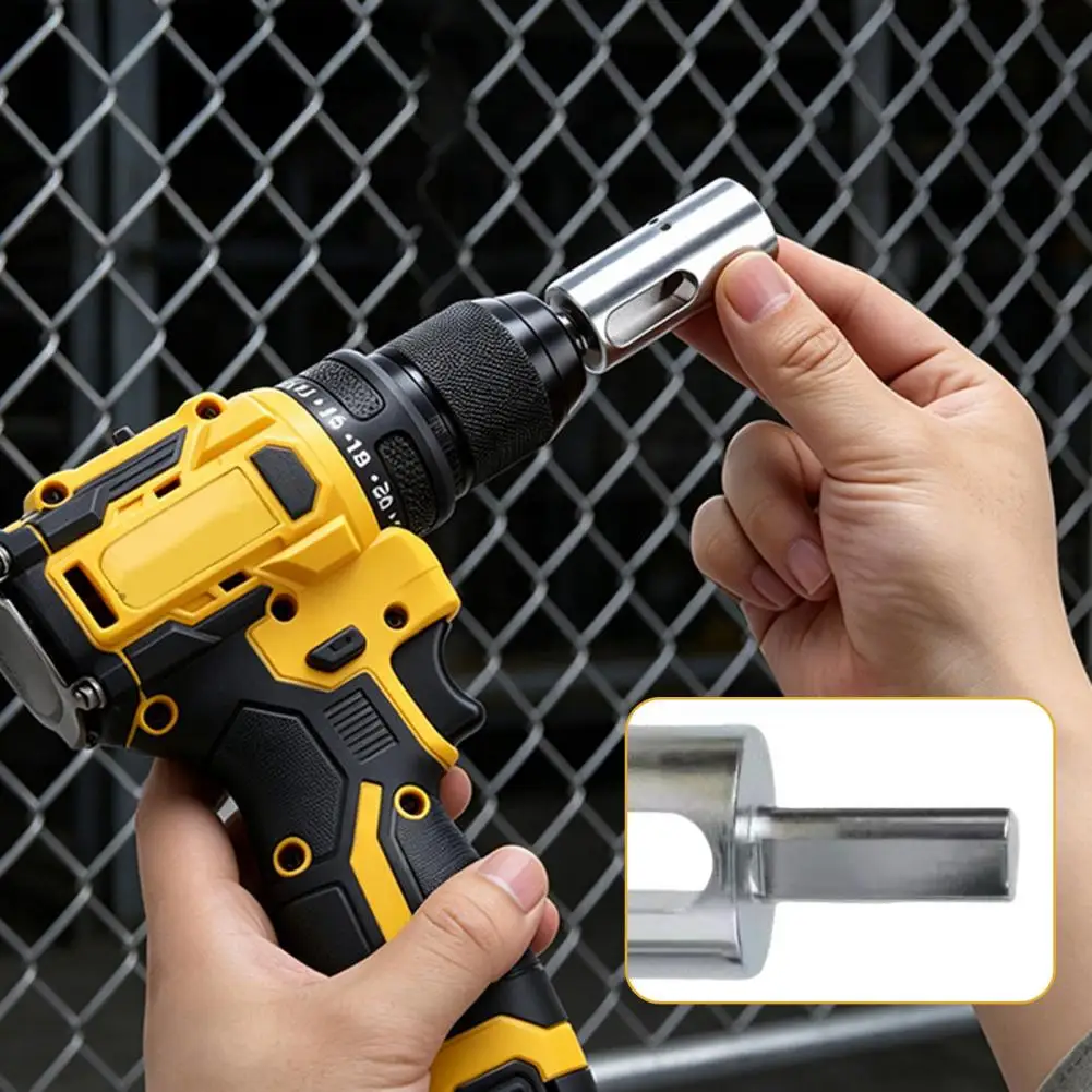 

Electric Drill Wire Twisting Tool Heavy Duty Wire Twister Hex Shank Fencing Rebar Construction Alloy Steel