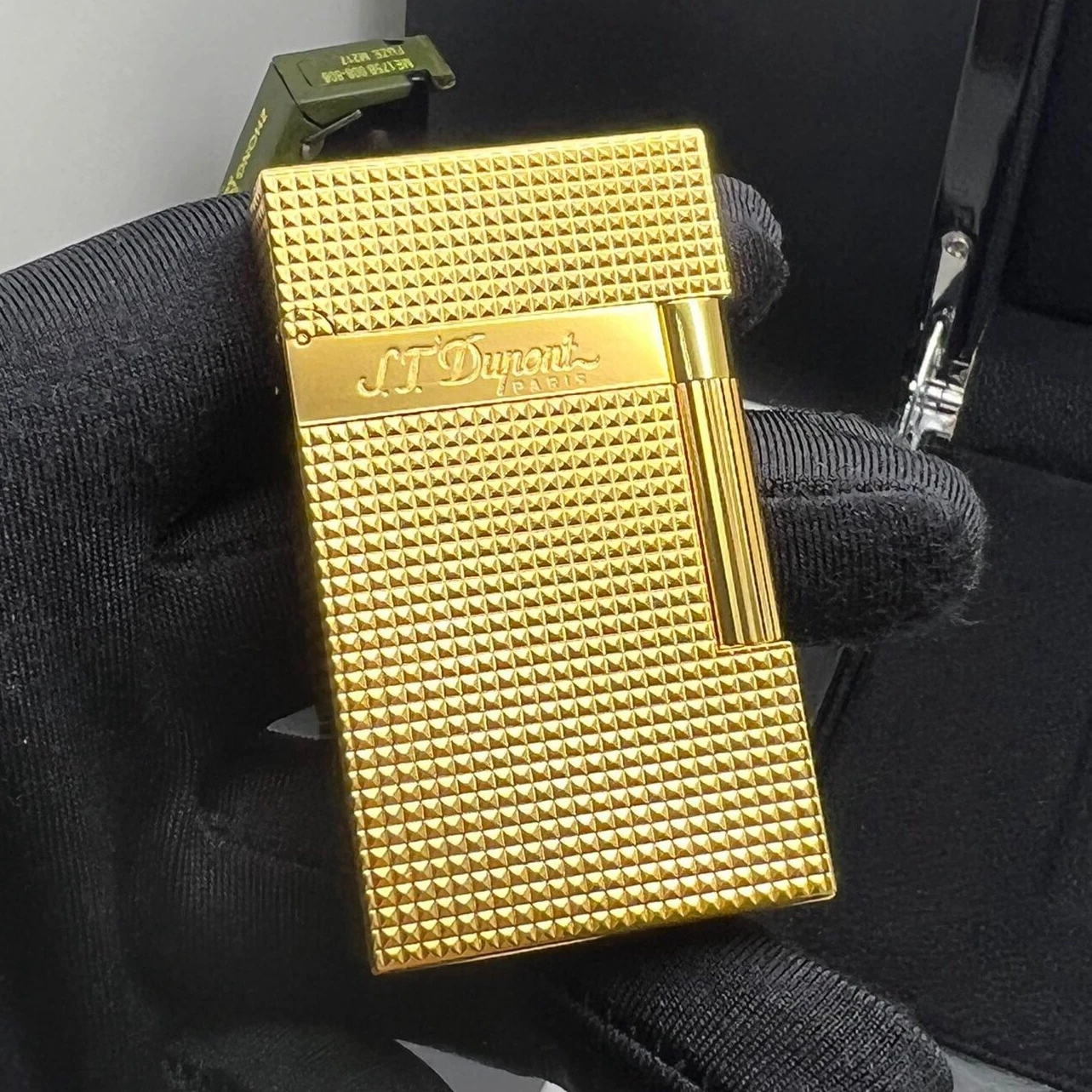 S.T. Dupont L2 Vintage Silver, Golden Lighter Collection Stdupont Lighters