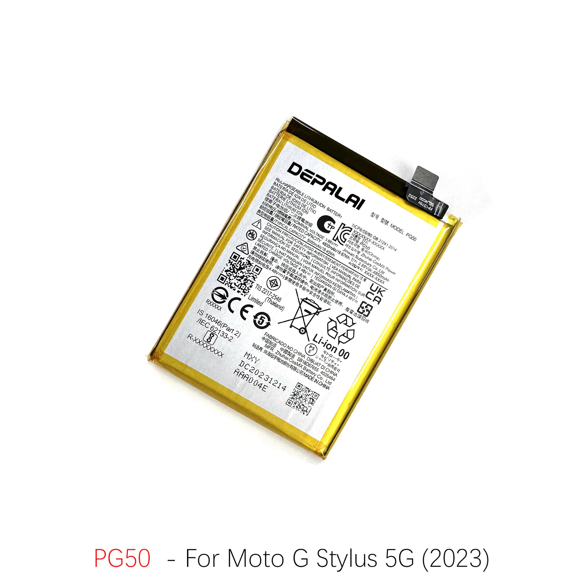 KX50 MD50 PG50 Battery For Motorola G Stylus 2021 XT2043 XT2131 Batteries Rechargeable Battery