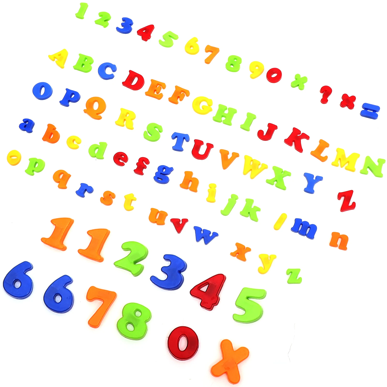 78Pcs Magnetic Alphabet Numbers Set Colorful Educational Letters for Fridge Letter Number Recognition Spelling Math Practice