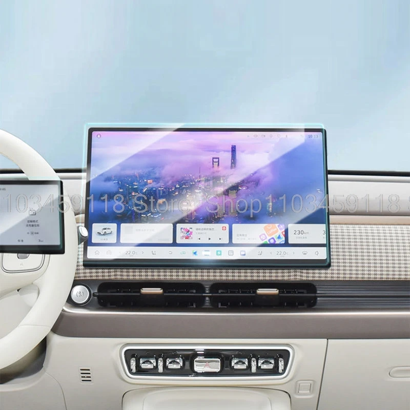 Displayschutzfolie aus gehärtetem Glas für GWM ORA 5 2026 Auto-GPS-Navigation Infotainment-LCD-Bildschirm Kratzschutz-Aufkleber ﻿ ﻿ – Detail 3