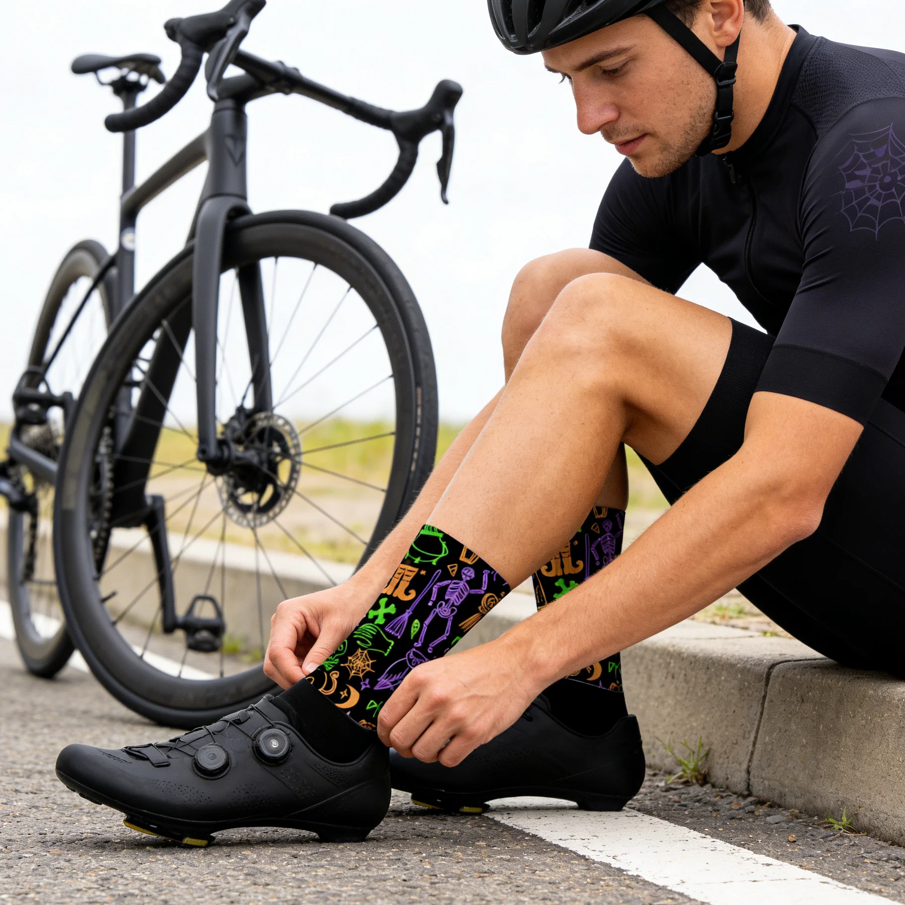 

Breathable Silicone Summer Socks Anti-Slip Seamless Aero Cycling Socks for Men And Women Road Bike New Design Comfortable Calcet