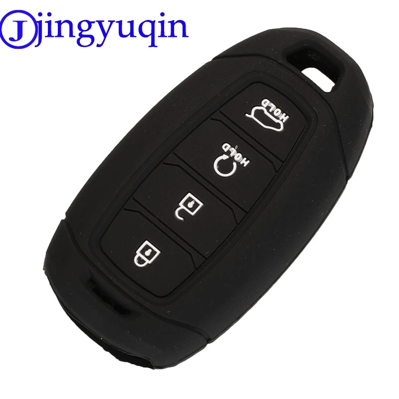 jingyuqin Remote Key Car Case Cover For Hyundai i30 i35 i40 Kona Azera Elantra Solaris grandeur Ig Accent Santa Fe 2018 2019