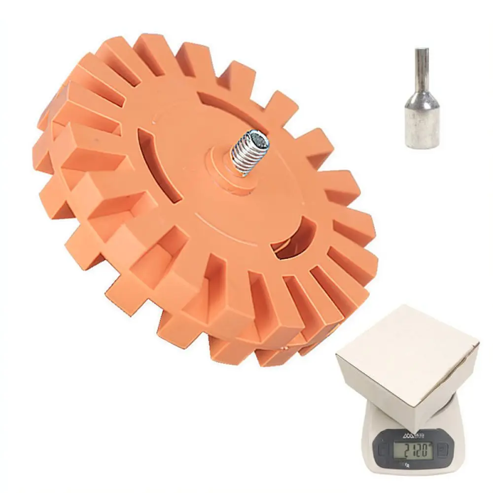 Pneumatic Rubber Eraser Disc For Car Decal Adhesive Removal Drill Accessory Tool Safe Paint Surface Cleaning Polishing