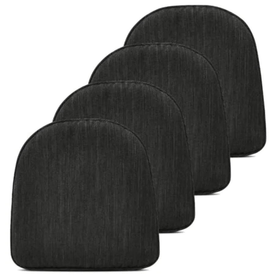 

Set Memory Foam Dual-Layer Design Metal Dg Chair Pads Bar Stool Cushion with Ties for Metal Chairs or Bar Stools - Cushions Onl
