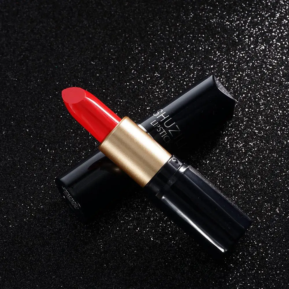 女性用リップスティック 保湿力があり塗りやすい 長持ちするメイクアップ 保湿＆軽量 超光沢クリームリップスティック