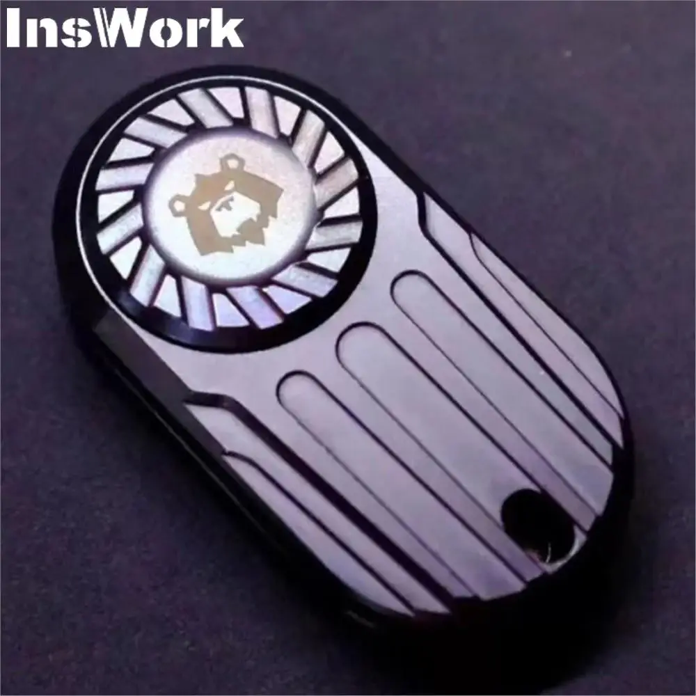 TKEDC Unlimited Push Slider Zirconium Cupronickel Zirconium Colorful Four Generations Of Tigers Fidget Magnet