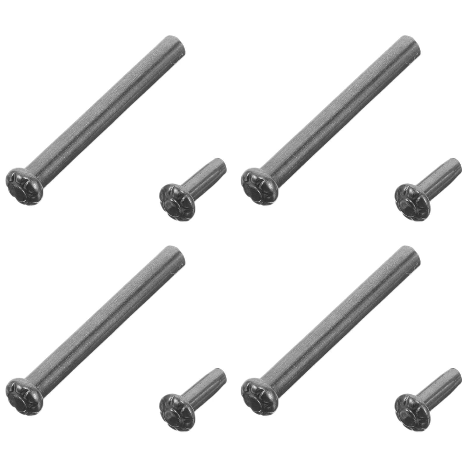 

4 set 4 Sets Folding Hand Axle Rivet Nails Metal Shaft Rivets Repair Handheld Fasteners Diy Kit Wedding Cloth Bamboo Paper Fans