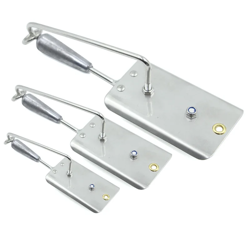 Pialla in acciaio inossidabile per immersioni a traina in acqua salata per Wahoo Kingfish Pesca in mare offshore Strumento per esca durevole e resistente