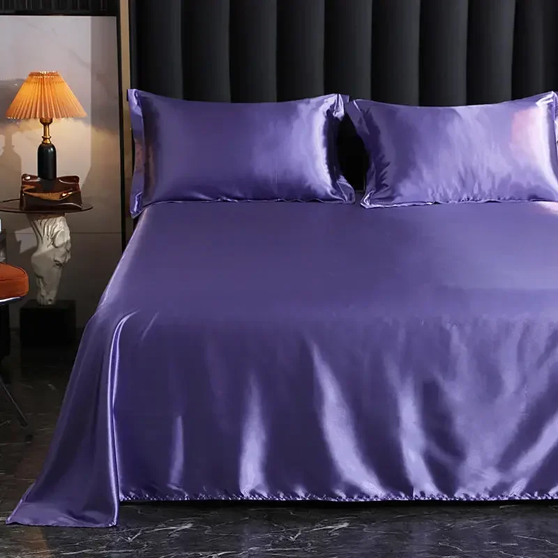 

Silky Four-Piece Set Bedding Set European Style Silk Sleep Pure Silk Duvet Cover 4pcs Silk Bed Set Free Shipping