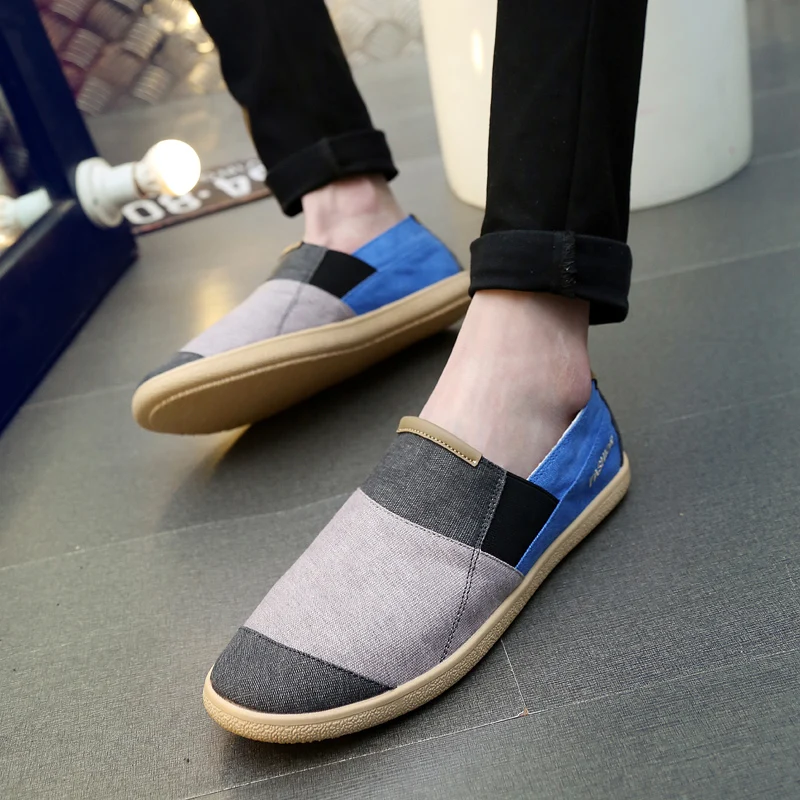 Flat Casual Shoes For Men New Man\'s Sneakers Slip On Loafers Men\'s Sneakers Fisherman Sneakers Shoes Male