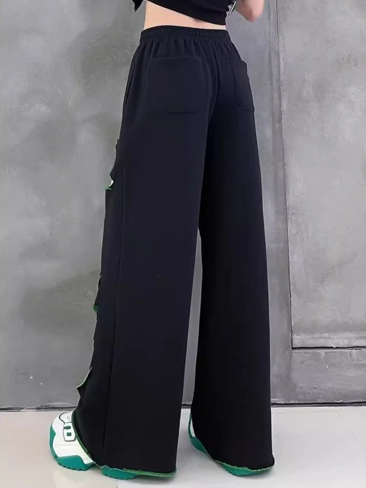 Woman Wide Leg Trousers 90s High Quality New In Casual Comfortable Stretch Korean Fashion Trends 2025 G Ripped Pants For Women