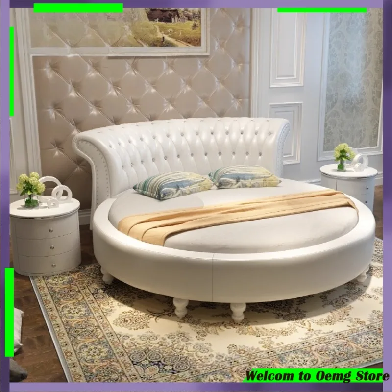 

Twin Fancy Size Bed Upholstered Fancy French Lounge Bed Queen Children Cama De Lujo Para Dormitorio Bedroom Set Furniture