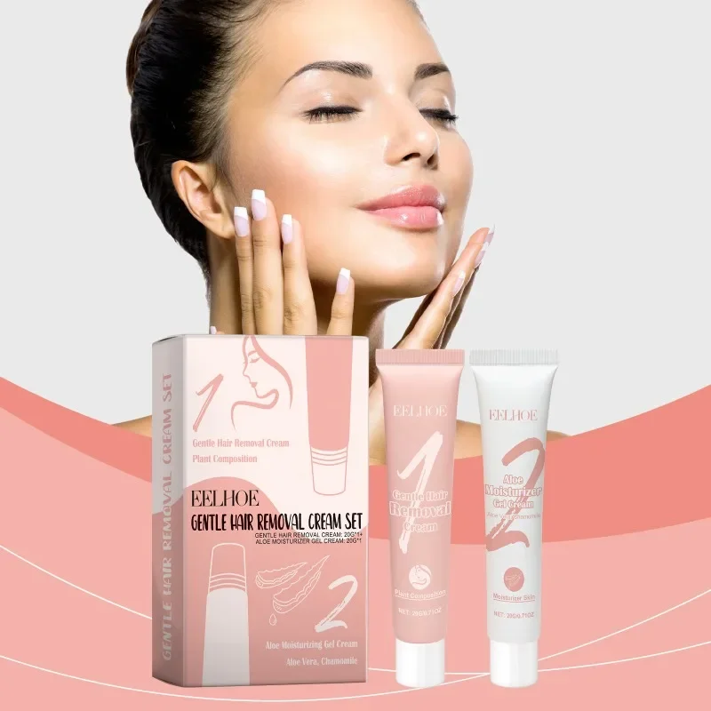 Moisturizing Smooth Depilatory Cream Hydrating Beauty Health Natural Cream for Lip Hand Fluff Body Painless Hair Removal Care