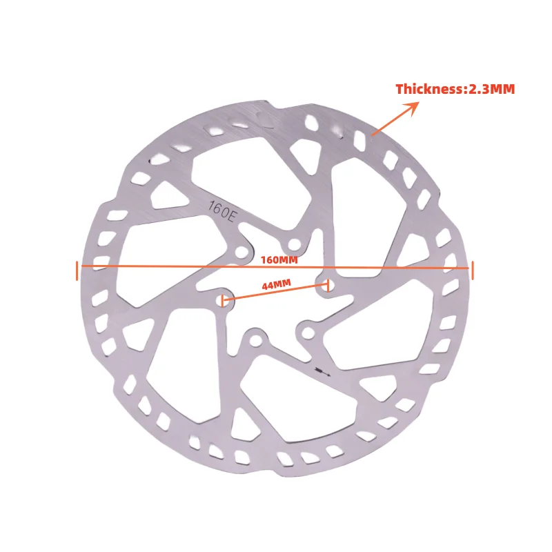 GUSTAVO Electric Bicycle Disc Brake Scooter Brake Rotor 140/160/180/203MM Thickness 2.3/2.85MM