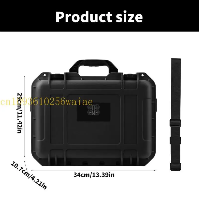 652F Travel Storage Case Hard Shell Protector Bag For Fly More Combo Waterproof Bag With Accessory Compartments