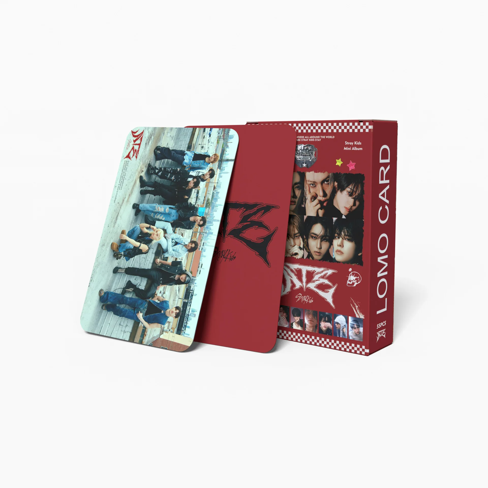 KPOP 55 pièces marchandises StrayKids, cartes Lomo, nouvel album ATE, marchandise de célébrités, collection Felix, collecte de petites cartes, co