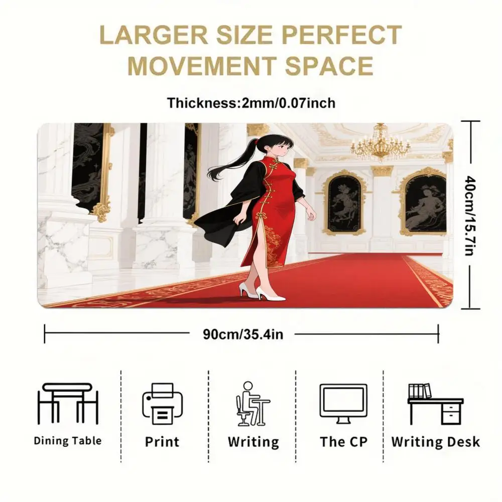 Mouse Pad Desk mat Office bedroom laptop mat Anti-slip laptop Desktop computer mouse mat